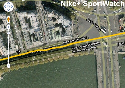 Paris Marathon Nike SportWatch